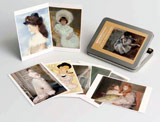 Modern Woman Postcard Tin