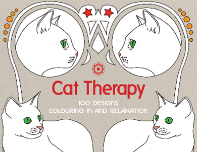 Art Therapy: Cat Therapy, 100 Designs Colouring and Relaxation